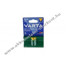 Varta PhonePower AAA (mikro) Akkumul�tor 1,2V 800mAh 2db/csomag NiMH