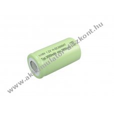 Helyettes�t� Akkumul�tor Sub C (SC) magas h�m�rs�klet 1,2V 3000mAh NiMH