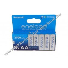 Panasonic eneloop BK-3MCDE/8HH AA Mignon ceruza Akkumul�tor 1,2V 2000mAh 8db/csomag NiMH