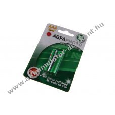 Agfa Photo HR3 AAA (mikro) Akkumul�tor 1,2V 0,95Ah 2db/csomag NiMH