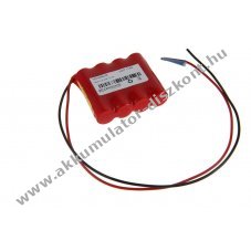 Helyettes�t� Akkumul�tor AA 4,8V 1500mAh v�sz- �s biztons�gi vil�g�t�shoz NiMH