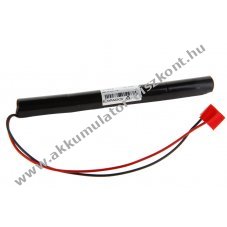 Helyettes�t� Akkumul�tor A-Size 4,8V 2100mAh egyoldali k�bel 25cm 200x17mm NiMH