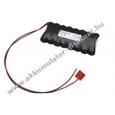 Helyettes�t� Akkumul�tor AA 9,6V 800mAh v�sz- �s biztons�gi vil�g�t�s NiCd