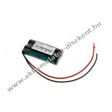 Helyettes�t� Akkumul�tor v�sz- �s biztons�gi vil�g�t�shoz 4/3A-Size 2,4V 4000mAh NiMH