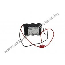 Helyettes�t� Akkumul�tor NC Sub C 3,6V 1700mAh Akkumul�torpakk v�sz- �s biztons�gi vil�g�t�shoz