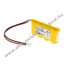 Helyettes�t� Akkumul�tor NC Sub C 4,8V 1800mAh Akkumul�torpakk 92x23x43mm 0,191kg JST VHR-2