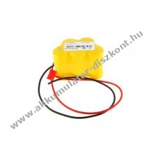 Helyettes�t� Akkumul�tor v�sz- �s biztons�gi vil�g�t�shoz Sub C 6V 2500mAh NiMH
