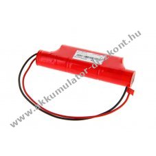 Helyettes�t� Akkumul�tor Sub C 6V 2500mAh v�sz- �s biztons�gi vil�g�t�s NiMH