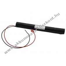 Helyettes�t� Akkumul�tor NC v�sz- �s biztons�gi vil�g�t�s Sub C 6V 1500mAh