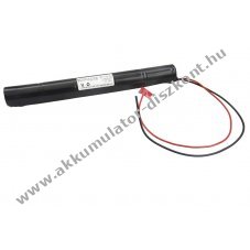 Helyettes�t� Akkumul�tor NC Sub C 6V 2000mAh v�sz- �s biztons�gi vil�g�t�s