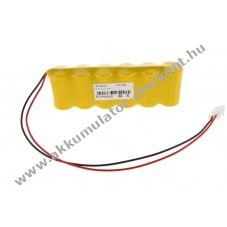 Helyettes�t� Akkumul�tor NC v�sz- �s biztons�gi vil�g�t�s Sub C 7,2V 1600mAh