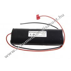 Helyettes�t� Akkumul�tor NC Sub C 7,2V 2000mAh v�sz- �s biztons�gi vil�g�t�s