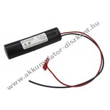 Helyettes�t� Akkumul�tor NC C (b�bi m�ret) 2,4V 2500mAh v�sz- �s biztons�gi vil�g�t�s