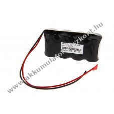 Helyettes�t� Akkumul�tor NC C (b�bi m�ret) 4,8V 2500mAh 25cm egyoldali k�belkimenet