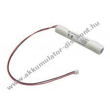 Helyettes�t� Akkumul�tor v�sz- �s biztons�gi vil�g�t�s 1/2 AA 4,8V 500mAh NiMH