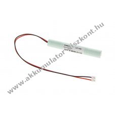 Helyettes�t� Akkumul�tor 1/2 AA 4,8V 600mAh 25cm k�bel JST EHR-3 NiMH