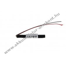 Helyettes�t� Akkumul�tor 1/2AAA 4,8V 350mAh egyoldali 20cm k�bellel NiMH