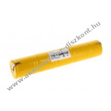Helyettes�t� Akkumul�tor NC 1/2D 6V 2200mAh v�sz- �s biztons�gi vil�g�t�s