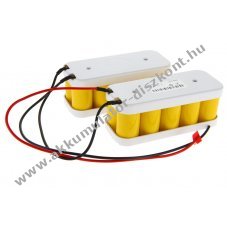 Helyettes�t� Akkumul�tor RWA 24V 1800mAh 30cm k�belkimenet egyoldali f�lburkolat NiCd