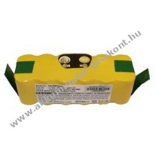 Helyettes�t� Akkumul�tor iRobot Roomba 500/510/520/530/532/535/540/550/560 14,4V 3000mAh NiMH