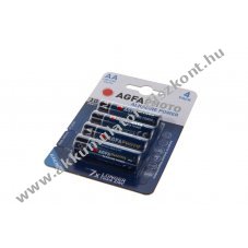 Agfa Photo AA Mignon ceruza LR06 1,5V 4db/csomag elem alk�li