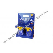 Varta LONGLIFE Power D (g�li�t) LR20 4920 alk�li elem 2db/csomag