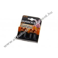 Duracell Plus Power Boost AA Mignon ceruza MN1500 LR06 1,5V 4db/csomag elem alk�li