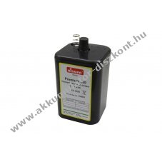 Nissen elem 4R25 spir�lrug�s �rintkez� 6V 7Ah cink-sz�n