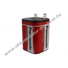 Panasonic Red Zinc 4R25 elem 6V 7Ah cink-sz�n