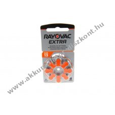 Rayovac Extra Advanced hall�k�sz�l�k V13 elem 8db csomag cink-leveg�