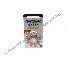 Rayovac Extra Advanced V312 1,45V 8db/csomag hall�k�sz�l�k elem cink-leveg�