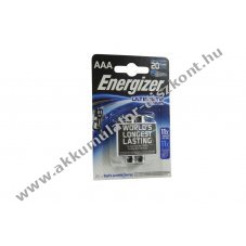 Energizer Ultimate Lithium L92 AAA (mikro) 1,5V 1,26Ah 2db/csomag elem l�tium