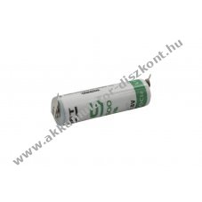 Saft LS14500 AA Mignon ceruza 2 forrf�l (+1 t�, -1 t�) 3,6V 2,6Ah l�tium elem