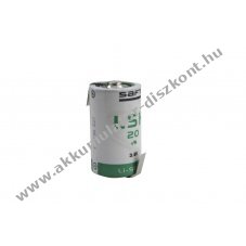 Saft LSH20 D (g�li�t) 3,6V 13Ah Z-alak� forrf�llel elem l�tium