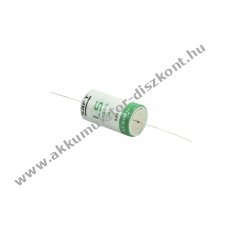 Saft LS26500 CNA C (b�bi m�ret) axi�lis csatlakoz�s elem l�tium