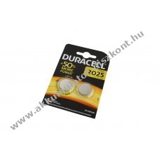 Duracell CR2025 3V 0,165Ah gombelem 2db csomag l�tium