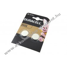 Duracell CR2032 3V 180mAh elem 2db csomag l�tium