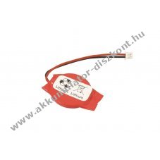 Helyettes�t� elem CR2032 k�bellel Molex csatlakoz�val 3V 220mAh l�tium
