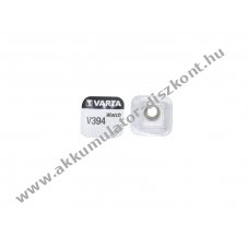 Varta V394 SR45 (AG9) 1,55V gombelem 9,5x3,6mm ez�st-oxid