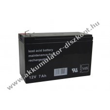 Helyettes�t� Akkumul�tor CP1270 12V 7Ah VDS 4,8mm Faston 151x65x94mm 2,25kg �lom