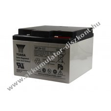 Yuasa NPL24-12 I 12V 24Ah �vegsz�las Akkumul�tor �lomsavas
