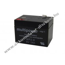 Multipower MP2-6 6V 2000mAh Akkumul�tor �lomakku