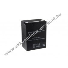 Multipower MP13-6 6V 13000mAh Akkumul�tor Pb