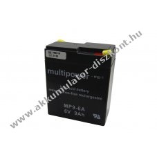Multipower MP9-6A 6V 9000mAh �lomakku