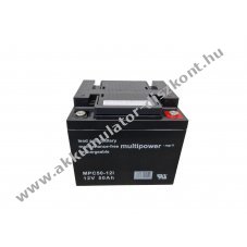 Multipower Akkumul�tor MP50-12C MPC50-12I 12V 50Ah �lomsavas