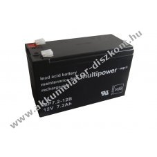 Multipower MP7,2-12B 12V 7,2Ah Akkumul�tor �lom-savas