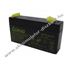 KungLong WP1,2-6 6V 1,20Ah Akkumul�tor �lom-savas