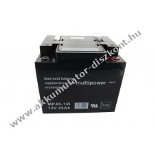 Multipower MP45-12I MP45-12 12V 45Ah �lomsavas Akkumul�tor