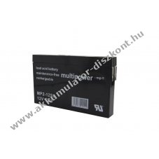Multipower �lom Akkumul�tor MP2-12SL 12V 2000mAh �lomsavas