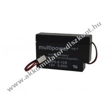 Multipower MP0,8-12S JST Akkumul�tor 12V 800mAh �lom-savas
